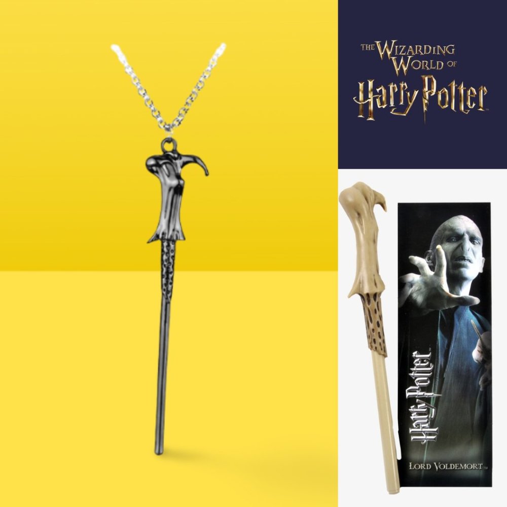 Harry Potter Wizarding World Voldemort Wand Necklace